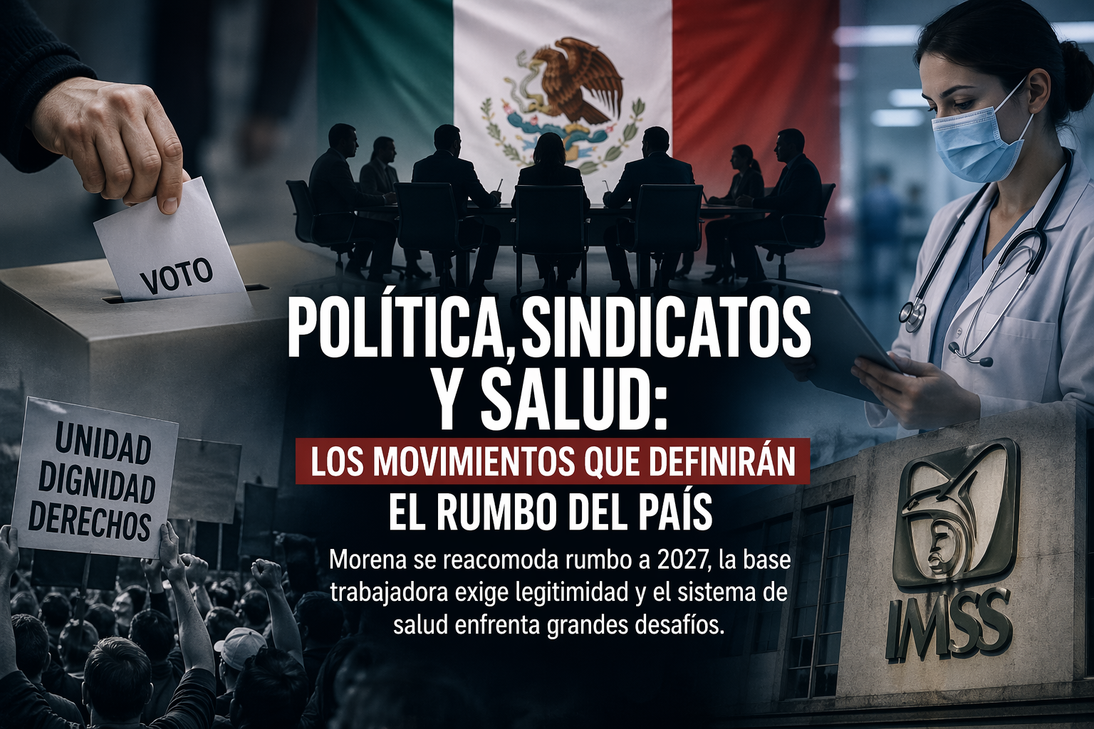 Morena se reacomoda rumbo a 2027 mientras sindicatos y sistema de salud marcan tensiones clave